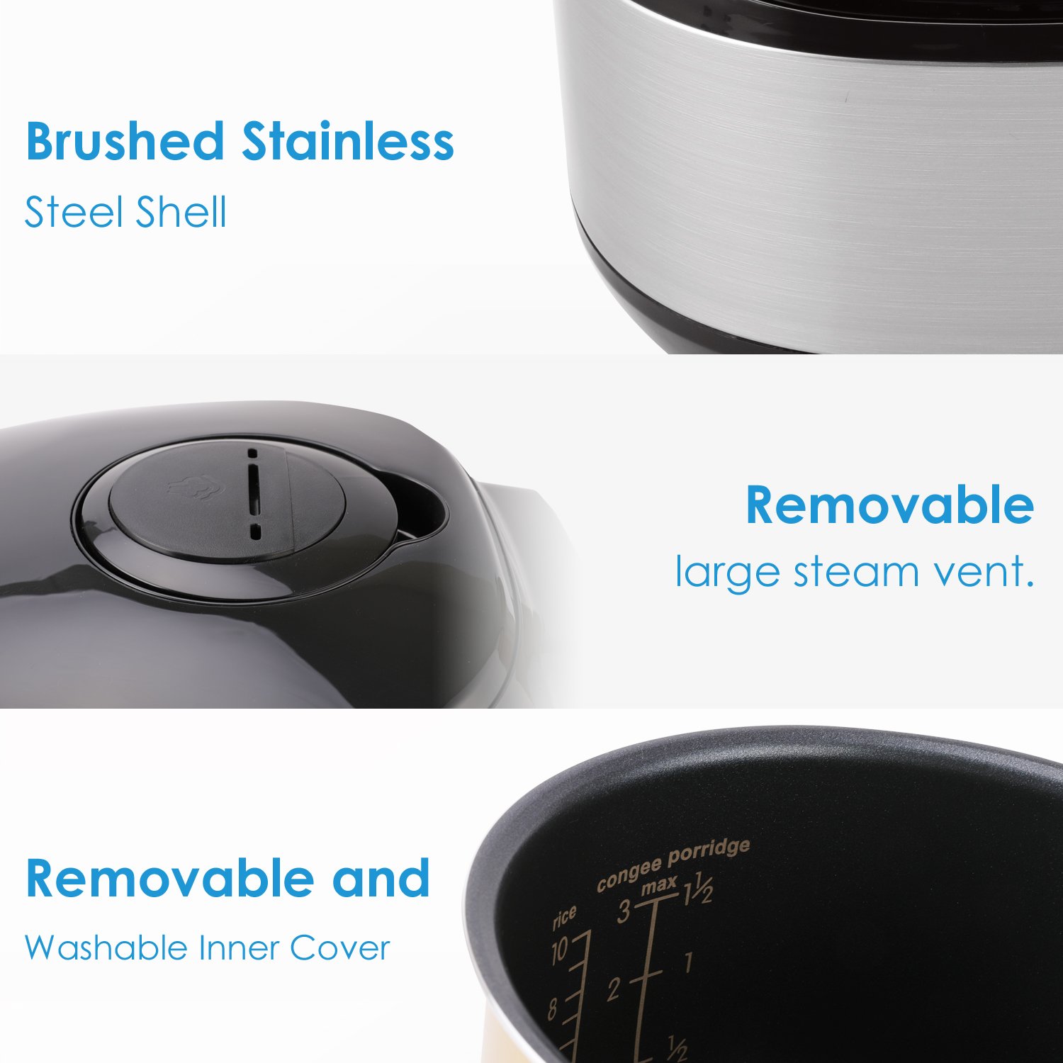 Amazon | Midea 炊飯器 スロークッカー マルチクッカー 10カップ